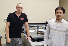 Sprinter DPP A1E на производстве полиграфии Rizwan из города Ош.