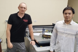 Sprinter DPP A1E на производстве полиграфии Rizwan из города Ош.
