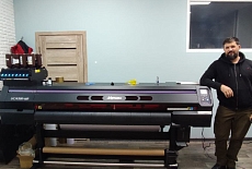 Поздравляем Print Master с успешным запуском Mimaki UCJV300