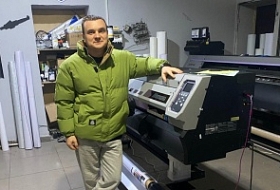 Костанай: пусконаладка Mimaki UJV100-160 Plus