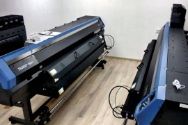 Сразу два принтера Mimaki TS300P-1800 установлены в Шымкенте (Казахстан)