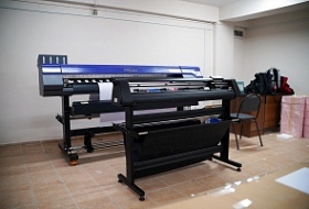 Новый комплект для печати и резки введён в эксплуатацию в Алматы