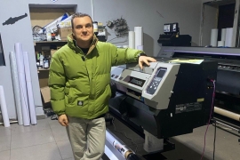 Костанай: пусконаладка Mimaki UJV100-160 Plus