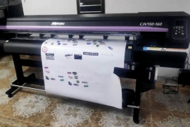 Принтер с функцией резки Mimaki CJV150-160 спешит на помощь Karla-Zharnama