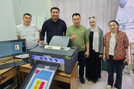 Режущий плоттер VULCAN SC-350 в полиграфической студии Format из Оша