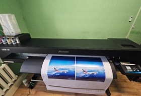 Запуск экосольвентного принтера-каттера Mimaki CJV200﻿ в городе Костанай